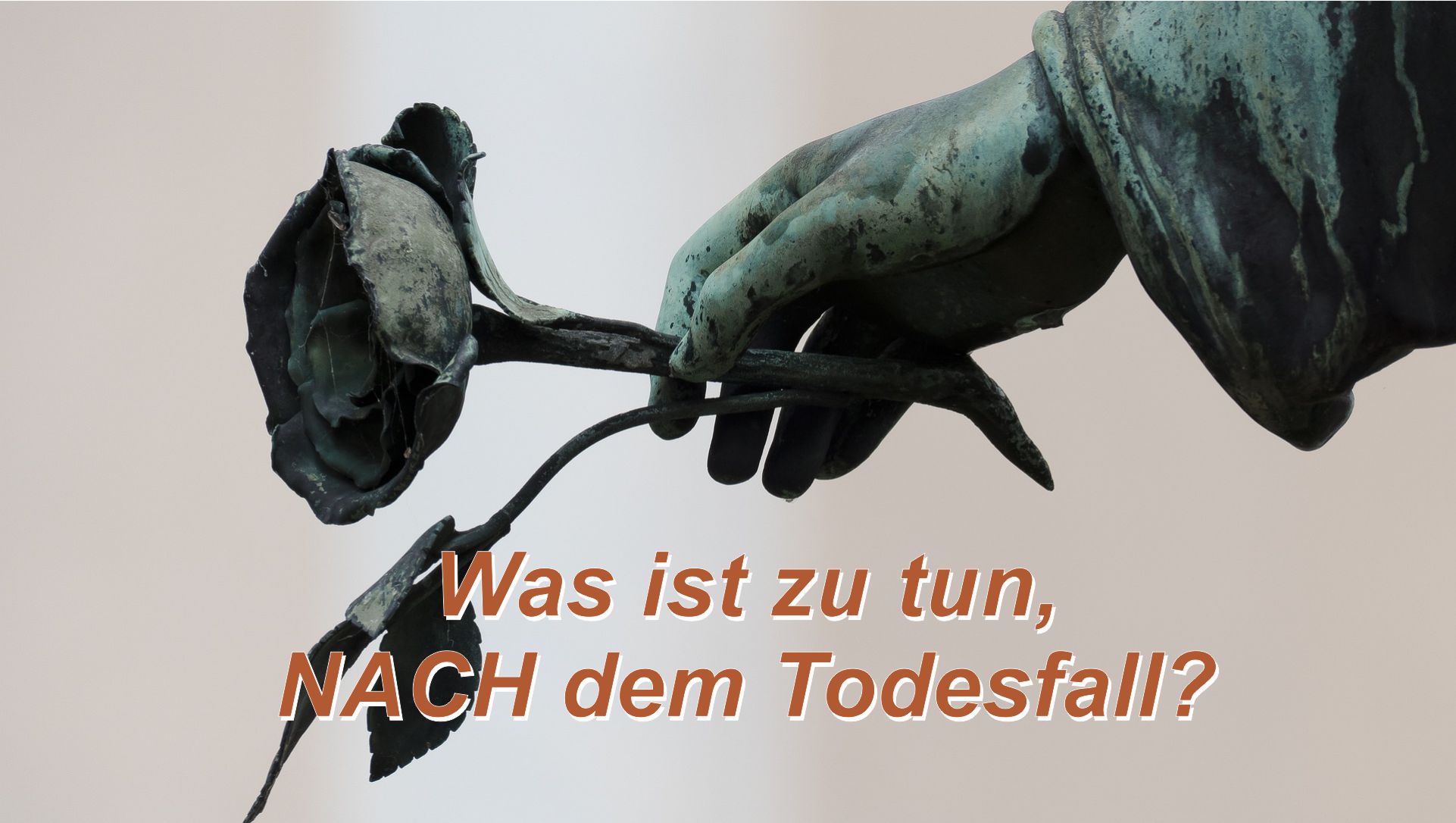 Was ist als Angehöriger zu tun, nachdem der Todesfall (Erbfall) eingetreten ist.